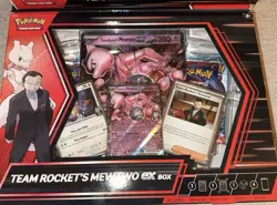 Pokemon TCG Team Rocket's Mewtwo EX Collection Box New and Sealed UK - Image 1