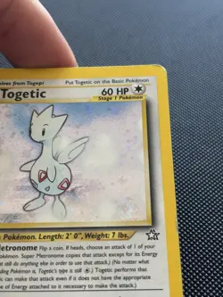 Pokemon Card - Neo Genesis Togetic 16/111 Mini SWIRL MP! - Image 2