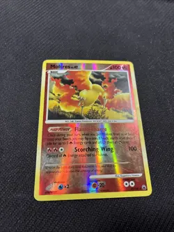 Moltres 10/100 Majestic Dawn Reverse Holo Rare Pokemon MP - Image 2