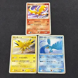 Moltres Zapdos Articuno Pt Half Deck Japanese Pokemon Set MP - Image 1