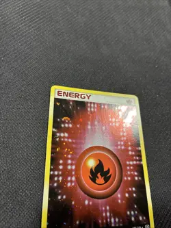 Fire Energy 102/106 ex Emerald Holo Rare Pokemon LP - Image 4
