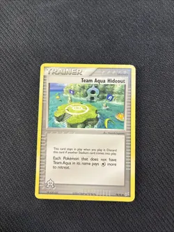 Team Aqua Hideout 78/95 ex Aqua Vs Magma Pokemon NM - Image 1