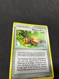 Memory Berry 80/100 ex Crystal Guardians Reverse Holo Pokemon LP - Image 3