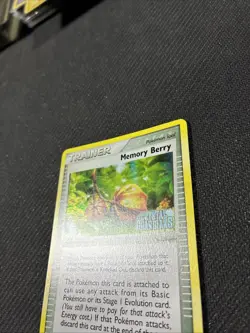 Memory Berry 80/100 ex Crystal Guardians Reverse Holo Pokemon LP - Image 4