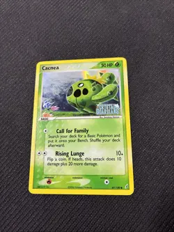 Cacnea 47/100 ex Crystal Guardians Reverse Holo Pokemon LP - Image 1