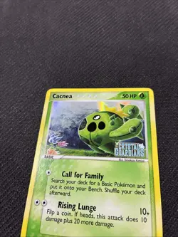 Cacnea 47/100 ex Crystal Guardians Reverse Holo Pokemon LP - Image 3