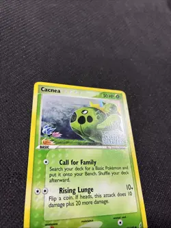 Cacnea 47/100 ex Crystal Guardians Reverse Holo Pokemon LP - Image 4