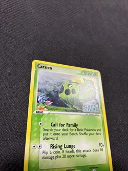 Cacnea 47/100 ex Crystal Guardians Reverse Holo Pokemon LP - Image 5