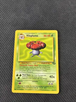 Vileplume 31/64 Jungle Non Holo Rare Pokemon MP - Image 1