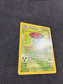Vileplume 31/64 Jungle Non Holo Rare Pokemon MP - Image 2