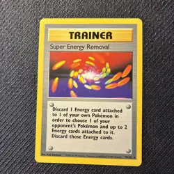 Super Energy Removal 79/102 Base Set Rare Pokemon MP - Image 1