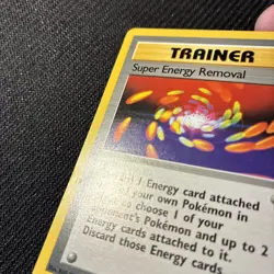Super Energy Removal 79/102 Base Set Rare Pokemon MP - Image 2