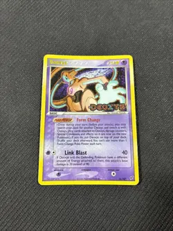 Deoxys 16/17 ex Deoxys Reverse Holo Rare Pokemon LP - Image 1