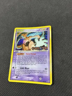 Deoxys 16/17 ex Deoxys Reverse Holo Rare Pokemon LP - Image 2