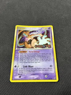 Deoxys 16/17 ex Deoxys Reverse Holo Rare Pokemon LP - Image 3