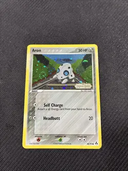 Aron 48/92 ex Legend Maker Reverse Holo Pokemon LP - Image 1