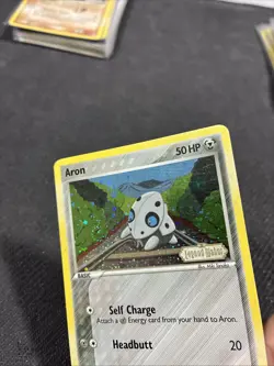 Aron 48/92 ex Legend Maker Reverse Holo Pokemon LP - Image 5