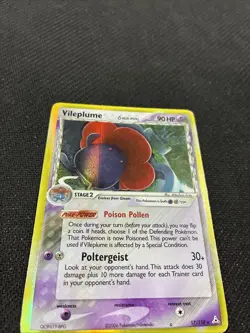 Vileplume 17/110 ex Holon Phantoms Holo Rare Pokemon HP - Image 4