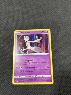 Mewtwo 059/159 Crown Zenith Holo Rare Pokemon NM - Image 1