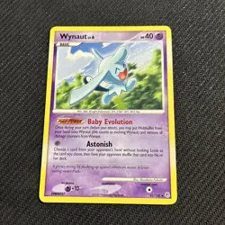 Wynaut 42/130 Diamond Pearl Base Rare Pokemon LP - Image 1