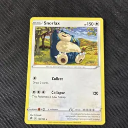 Snorlax 141/192 Rebel Clash Rare Pokemon NM - Image 1