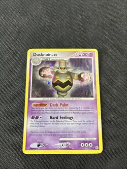 Dusknoir 2/130 Diamond Pearl Base Holo Rare Pokemon LP - Image 1