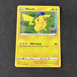 Pikachu 028/078 Pokemon Go Holo Rare NM - Image 1