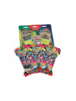 Pokemon TCG Lot of 5 packs; 2-Pack Blister Promo & 3 chaos rising factory sealed - Image 1