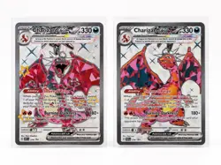 Pokemon Charizard ex Promo Lot SVP 074 & 056 Black Star Promos NM - Image 1