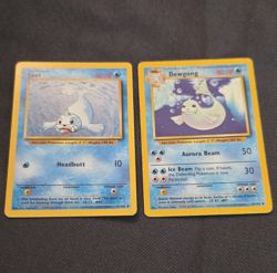 Wizards of WotC Pokemon TCG Base Set lot x2 Seel 41/102 Dewgong 25/102 - Image 1