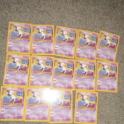 Pokemon Mew Black Star Promo #9 (2000) English Vintage Card Lot of 14 - Image 1