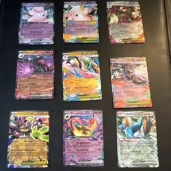 Pokemon TCG Holo EX/Mega Evolution Lillie's Clefairy + Mega Lopunny Lot (9) - Image 1