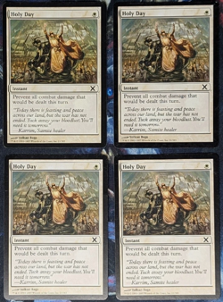 4 x Holy Day / Feiertag - 10th EDITION - englisch ** Playset ** prevent Damage - Image 1