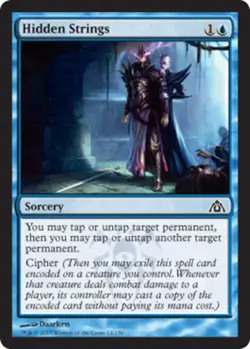 4x Hidden Strings NM-Mint, English Dragon's Maze MTG Magic - Image 1
