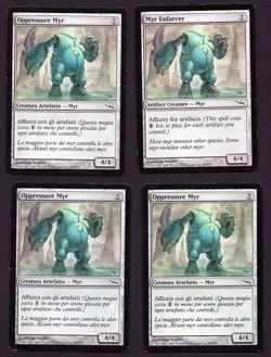 MTG 4X Oppressore Myr Myr Enforcer (Mirrodin) - Image 1