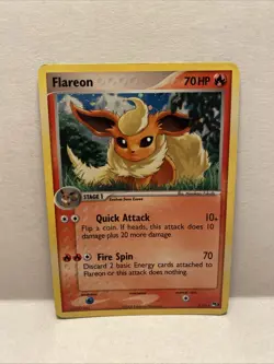 Flareon 2/17 Pop Series 3 Holo Rare 2006 Promo Vintage Pokemon TCG Card - Image 1