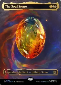 The Soul Stone (Borderless) Marvel's Spider-Man 242 Foil Playtest Card - Image 1