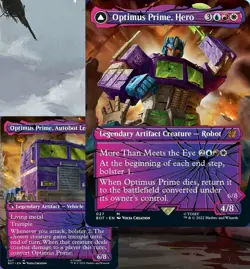 Optimus Prime, Hero TRANSFORMERS Commander Deck Magic MTG Ready-to-Play Vehicle - Image 1