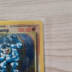 Pokemon TCG Machamp 8/102 Base Set Holo Rare 1st Edition 1999 English MP - Image 4