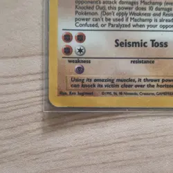 Pokemon TCG Machamp 8/102 Base Set Holo Rare 1st Edition 1999 English MP - Image 5