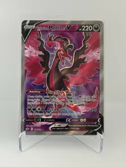 Pokemon TCG Galarian Moltres v Chilling Reign Full Art Holo Card 176/198 - Image 1