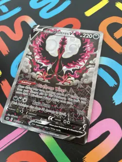 Pokemon TCG Galarian Moltres V Chilling Reign Full Art Holo Card 176/198 - Image 2