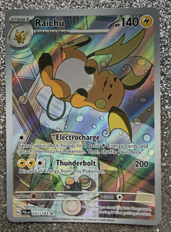 Pokemon TCG Paldea Evolved Raichu 211/193 Card NM - Image 1