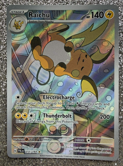 Pokemon TCG Paldea Evolved Raichu 211/193 Card NM - Image 2