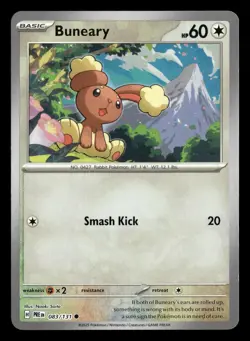 Buneary (Poke Ball Pattern) 083/131 Holo Prismatic Evolutions Pokemon Card - Image 2