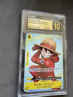 CGC 10 Pristine Monkey D. Luffy P-106 One Piece TCG Japanese Promo Card - Image 5