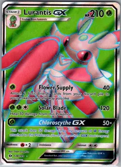 Lurantis GX (Full Art) 138/149 SM Base Set - Pokemon Card - NM - Image 1
