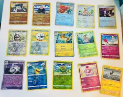 Pokemon TCG 15 card English Reverse Holo lot 2022-2026 - Image 1