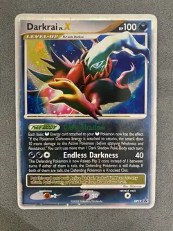Pokemon Card Darkrai LV.X DP19 Diamond & Pearl Black Star Promo Moderate Play - Image 1