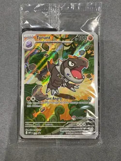 Pokemon TCG Tyrunt Perfect Order Pokemon Center Stamp Promo Card Sealed MEP070 - Image 1